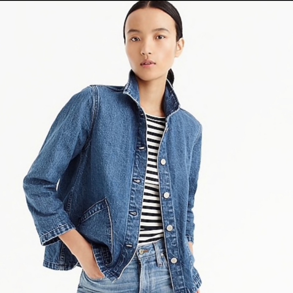 J. Cree Denim Swing Jacket.